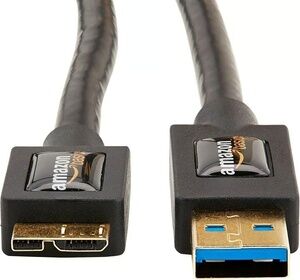 Amazon Basics USB 3.0 Charger Cable - A-Male to Micro-B - 3 Feet (0.9 Meters)